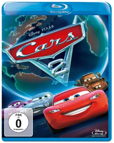 Cars 2,1 Blu-ray: Mit Vollgas um die Welt. Für Hörgeschädigte geeignet.USA