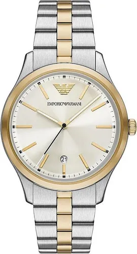 Emporio Armani Herrenchronograph mit 3 Unterziffern und 41mm Edelstahlgehäuse