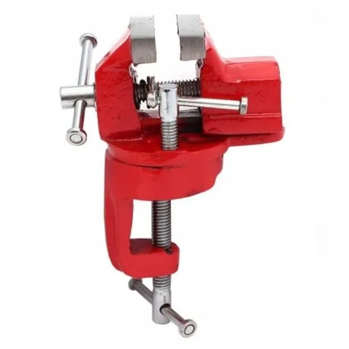 Schraubstock 50mm schwenkbar, drehbar, Gusseisen