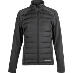 ENDURANCE Damen Laufjacke - Funktionsjacke für Damen mit wärmenden Stepp-Einsätzen und Windstopper-Membran, ideal für Outdoor-Aktivitäten an kühlen Tagen. Reflektierende Elemente sorgen für Sichtbarkeit.