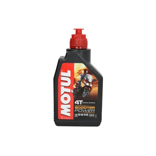 Motoröl MOTUL Scooter Power 5W40 1L in weiß von Motul