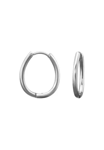 2x18 mm Huggie-Creolen aus Edelstahl von Diademita