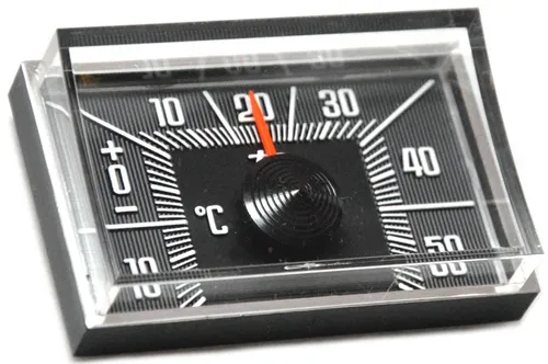 Historisches KFZ Thermometer Auto Zusatz Thermometer aus 1969 HR Art. 4690