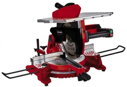 Einhell Kapp-Gehrungssäge TC-MS 3017 T - 2.000 Watt - Praktische Kapp-Gehrungssäge mit neigbarem Sägekopf und stufenlos verstellbarem Anschlag, ideal für präzise Schnitte in Holz und andere Materialien.