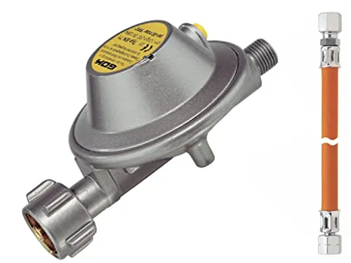 Roeder GOK Caravan Gasregler 30 mbar 1,2 kg/h mit 8 mm Schlauch