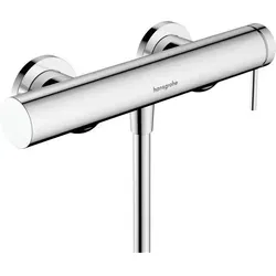 hansgrohe Tecturis S Brausearmatur 73622000 Aufputz, chrom - Duscharmaturen mit Keramikmischsystem und einstellbarer Temperaturbegrenzung für hohen Komfort und Sicherheit in jedem Bad.
