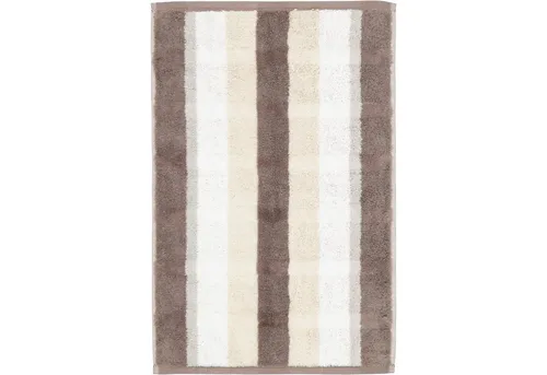 Cawö Handtücher Noblesse Stripe 1087, 100% Baumwolle (1-St) in braun von Cawö