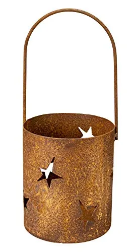 Rost Windlicht Sterne zum Aufhängen