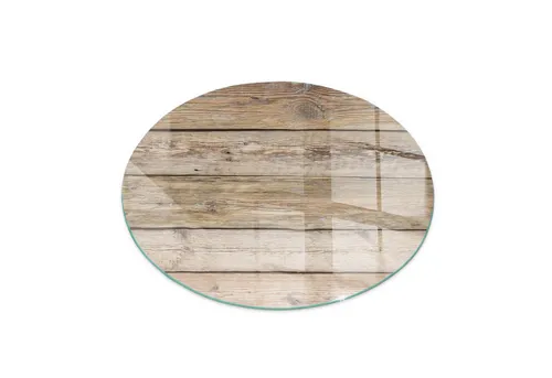 Tulup Bodenschutzplatte Beige Textur für Kaminöfen - Elegante Schutzplatte aus gehärtetem Glas mit dekorativem Print. Schützt den Boden vor Hitze und Funken und verleiht Ihrem Kaminbereich einen modernen Akzent. Ideal für jedes Interieur.