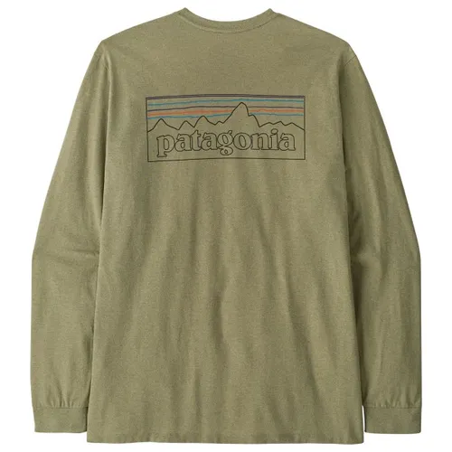 Patagonia L/S P-6 Logo Responsibili-Tee XL - Oliv - Nachhaltig produziertes Longsleeve in Oliv, Größe XL. Ideal für den Alltag, aus 50% Baumwolle und 50% Polyester. Entdecken Sie weitere Patagonia-Angebote bei Bergfreunde.de!
