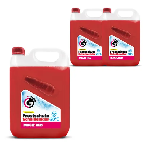 Scheibenfrostschutz Magic Red Duft Schlierenfreier Scheibenklar Winter 10L -20C