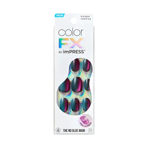 Selbstklebende Nägel ImPress Color FX (Before Hours) - 30 Stück - Praktische selbstklebende Nägel für einen schnellen, stylischen Look. Ideal für Damen, einfach anzubringen und perfekt für besondere Anlässe.