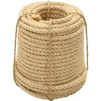 vidaXL Seil 100% Sisal 12 mm 100 m - Basteln: Vielseitiges, langlebiges Sisalseil mit hoher Reißfestigkeit, ideal für Gartenprojekte, DIY-Dekorationen und mehr. 100% natürliche Faser für umweltbewusste Anwendungen.