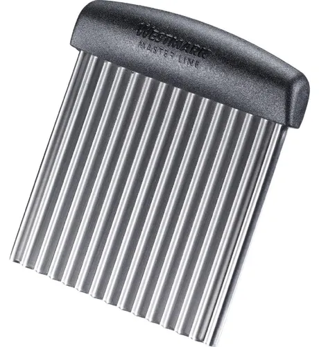Westmark Wellenschneider Master Line Hochwertiger Buntschneider zum einfachen Schneiden und Ausstechen von Obst, Gemüse oder Brot Rostfreier Edelstahl