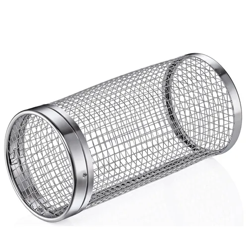 KÜCHENPROFI Grillkorb RONDO Edelstahl 20,5 x 9,5 cm