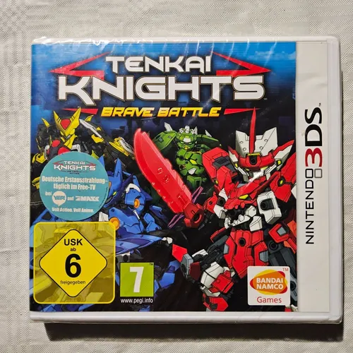Tenkai Knights: Brave Battle für Nintendo 2DS-3DS XL - Action & Abenteuer-Spiel aus 2014, ideal für Kinder ab 6 Jahren, mit spannenden Kämpfen und Abenteuern, herausgegeben von BANDAI NAMCO.