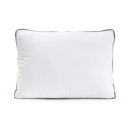 Sitheim-Europe 3-Kammer-Kopfkissen 3-Kammer-3D-Memory-Schaum-Kissen, Füllung: 50% Memory Foam Flakes, 50% Hohlfaser-Polyester, Seitenschläfer, Rückenschläfer, Bauchschläfer, Gut atmungsaktiv, Anti-Allergie