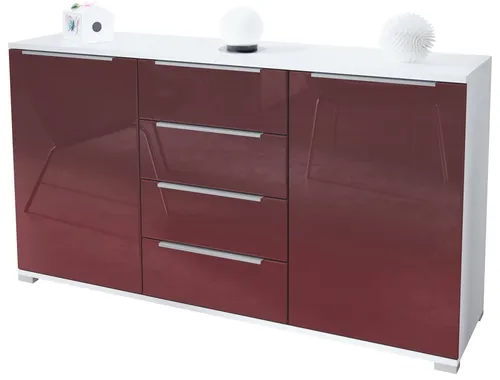 Vladon Sideboard Linio in rot von Vladon