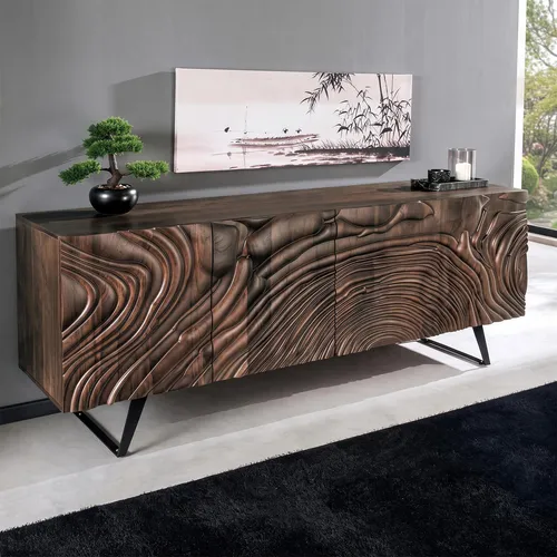 riess-ambiente Sideboard FLUID 175cm braun/schwarz