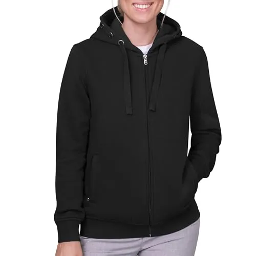 HRM Damen 807 Premium Hooded Jacket - Fair Trade Kapuzenjacke - Kapuzenpullover für Damen: Hergestellt aus 70% Baumwolle und 30% recyceltem Polyester, ideal für Textil-Veredelung und vielseitig einsetzbar. Fair produziert unter besten Arbeitsbedingungen.