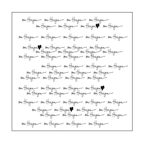 Vaessen Creative Prägeschablone Folder, Von Herzen Flattersatz, Zum Hinzufügen von Strukturen, Muster und Hintergründe auf Karten oder Scrapbook-Seiten