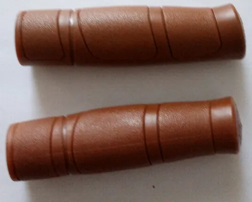 PROGRIP 942  Fahrrad Griffe für 22mm Lenker 120mm geschlossen braun,Retroline