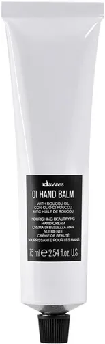 Davines OI Hand Balm 75 ml - Reichhaltige Handcreme für alle Hauttypen, schützt und pflegt die Hände mit Roucou-Öl, das Feuchtigkeit spendet und UV-Schäden reduziert. Genießen Sie den eleganten Duft der OI Linie.