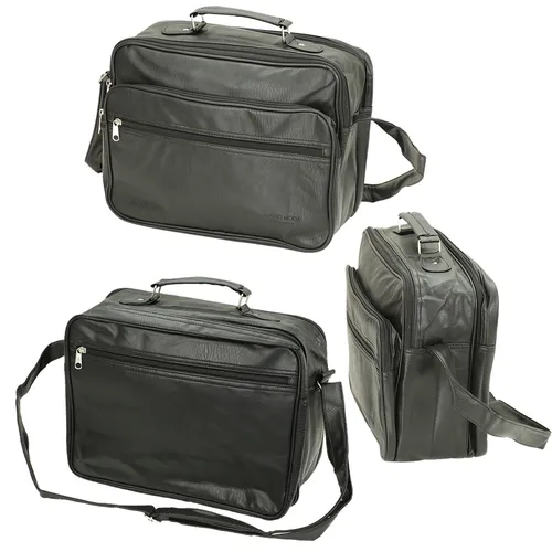 Umhängetasche Arbeitstasche Schultertasche Messenger Flugbegleiter Kunstleder