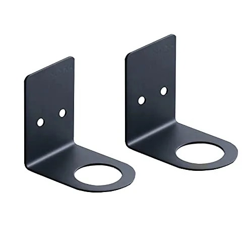 BiJun Seifenspender Wandbefestigung, Seifenspender Halterung Wandmontage Pumpe Handständer Hängeregal Shampoo Standregal Aufbewahrungshalter Lotionbehälter für Küche Bad