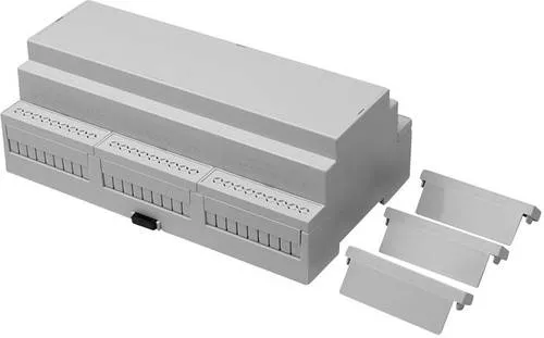 Camdenboss CNMB-9-KIT-CON Hutschienen-Gehäuse - Anschlussdosen & Gehäuse, robustes Polycarbonat für langlebigen Schutz Ihrer Elektronik auf der Hutschiene.