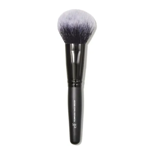e.l.f. Flawless Face Brush, Veganes Makeup-Werkzeug, Konturiert & Definiert makellos, für Puder, Rouge & Bronzer