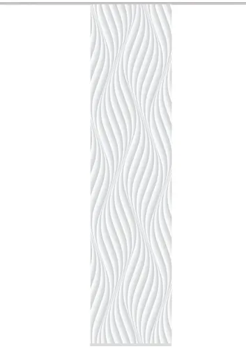 VISION S Schiebegardine WAVE in Bambus-Optik, grau - Moderne Schiebegardine mit halbtransparentem Digitaldruck in stilvollem Bambus-Design, ideal für jedes Zimmer und sorgt für ein angenehmes Raumklima.