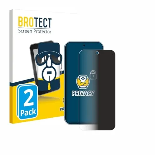 BROTECT 2 Stück Anti-Spy Blickschutzfolie für Google Pixel 9 Pro XL / 10 Pro XL Screen Protector [Displayschutz-Folie, Sichtschutz, Blaulichtfilter]