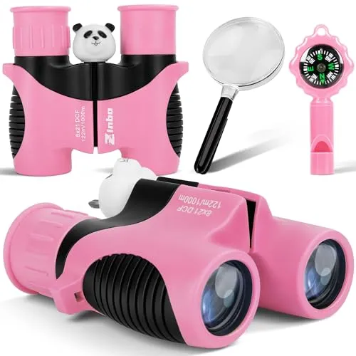 Fernglas für Kinder, Spielzeug für 3–12 Jahre alte Mädchen und Jungen, Vogelbeobachtung, Wandern, 4, 5, 6, 7, 8, 9 Jahre, Mädchen, Jungen, Weihnachten, Geburtstagsgeschenke, Outdoor-Spielzeug