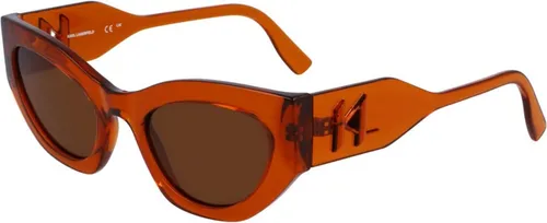Karl Lagerfeld KL6122S Unisex-Sonnenbrille in orange von Karl Lagerfeld