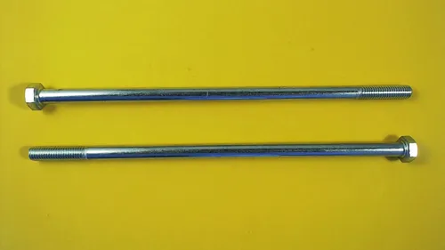 2X M8x200 Sechskantschrauben Teilgewinde 8.8 galv. verzinkt DIN 931 / ISO 4014