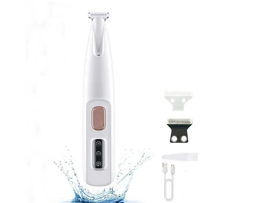 autolock Hundeschermaschine Hundeschermaschine mit USB 2 abnehmbaren Koepfen und 1, hrungskaemmen Schermaschine Hunde Haarschneidemaschine