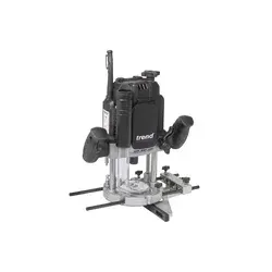 Oberfräse Trend T14EK - Fräsen: Kraftvolle Oberfräse mit Höheneinstellung für präzisen Frästischeinsatz oder Handbetrieb - ideal für anspruchsvolle Holzwerker.
