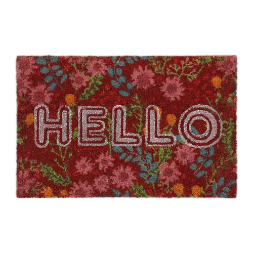 Fußmatte Kokosfußmatte Türmatte bunt Schmutzfangmatte Fußabstreifer rutschfest