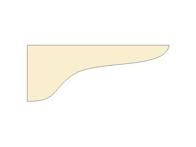 Dolle Konsole Basic 115 x 290 x 20 mm Regalhalter
