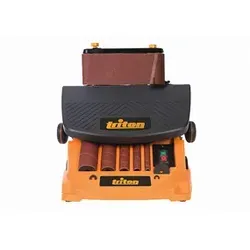 Triton TSPST450 Oszillierender Spindel- & Bandschleifer 450 W - Schleifmaschinen mit 450 W Leistung, ideal für präzises Arbeiten. Schneller Wechsel zwischen Spindel- und Bandschleifer, vielseitig einsetzbar für filigrane und konturierte Werkstücke.