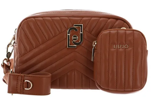 Liu Jo Umhängetasche Achala (Set, 2-tlg) braun - Handtaschen-Set mit abnehmbarem, verstellbarem Schulterriemen für individuellen Tragekomfort, stilvolles unifarbenes Design in Deer, ideal für jeden Anlass.