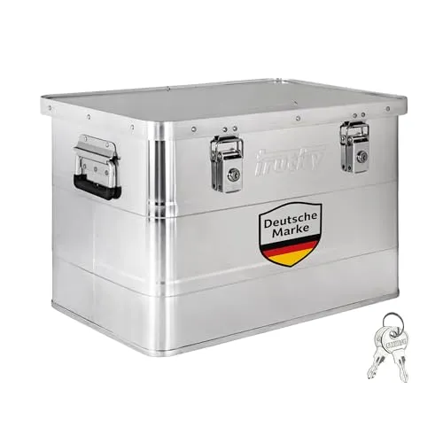 Trucky Allzweckkiste Aluminium Box mit Deckel von Trucky