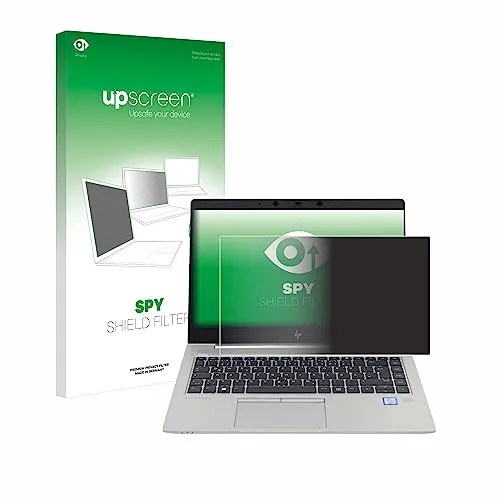 upscreen Blickschutzfilter für HP EliteBook 840 G5 - Displayschutz für tragbare Computer mit 60° Blickschutz und antibakterieller Oberfläche, schützt Ihre Privatsphäre und reduziert Blaulicht-Emissionen um bis zu 60%.