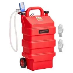 VEVOR Kraftstofftrolley 60L mit Transferpumpe