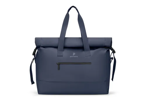 Pactastic Weekender Urban Collection - Veganes Tech-Material, dark blue - Stylischer Weekender aus veganem Tech-Material, ideal für Kurztrips und umweltbewusste Reisende. Geräumig mit 47 l Volumen und praktischem Reißverschluss.