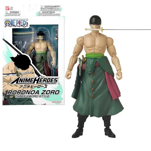 Bandai Anime Heroes One Piece Figur Lorenor Zorro 17 cm von Bandai Namco