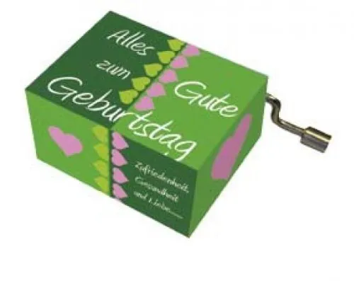 Fridolin 58416 Spieluhr Happy Birthday, grün von Fridolin