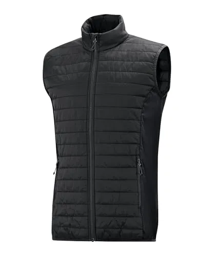 Jako Steppweste Corporate Herren schwarz Gr 4XL - Sportjacke für Herren mit wärmeisolierender Wattierung und elastischen Seiteneinsätzen, ideal für kühle Tage und perfekt für Veredelungen wie Logos.