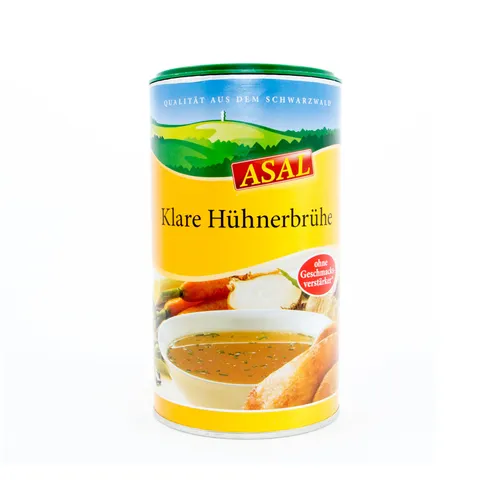 Klare Hühnerbrühe 14L - Asal (0,40 EUR/l)